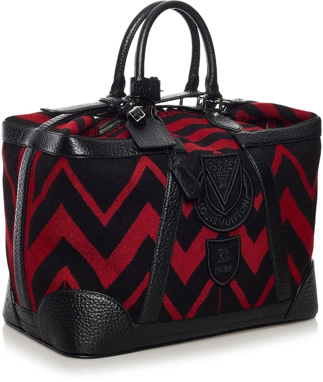 Thumbnail - Louis Vuitton Weekender - Grimaud Vail Blanket - Gr. unisize - in Rot - für Damen