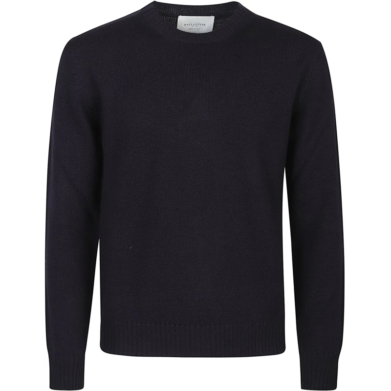 Ballantyne  Plain Sweater Blue blau