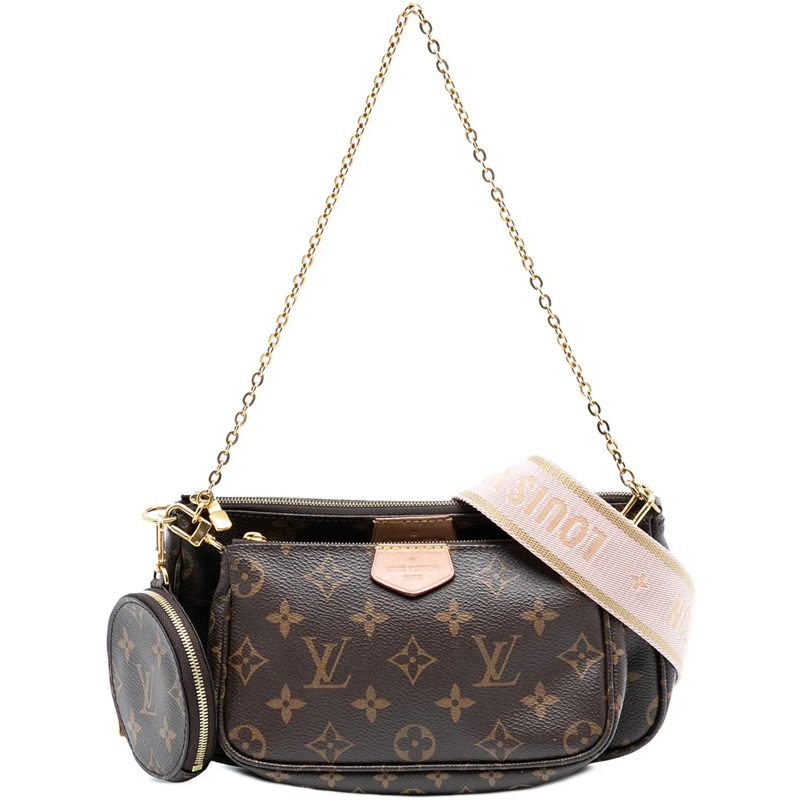 Louis Vuitton Schultertasche Monogram Multi Pochette Accessoires braun