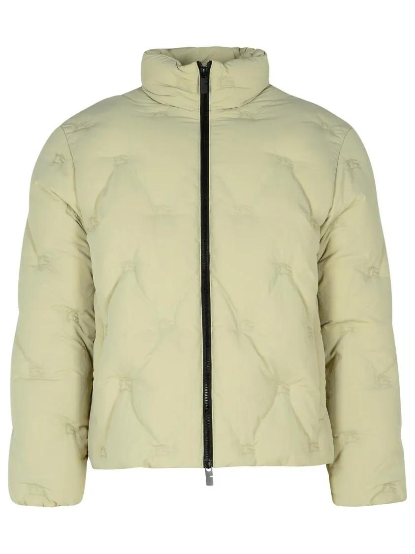 Burberry - Beige Nylon Down Jacket - Größe M - beige