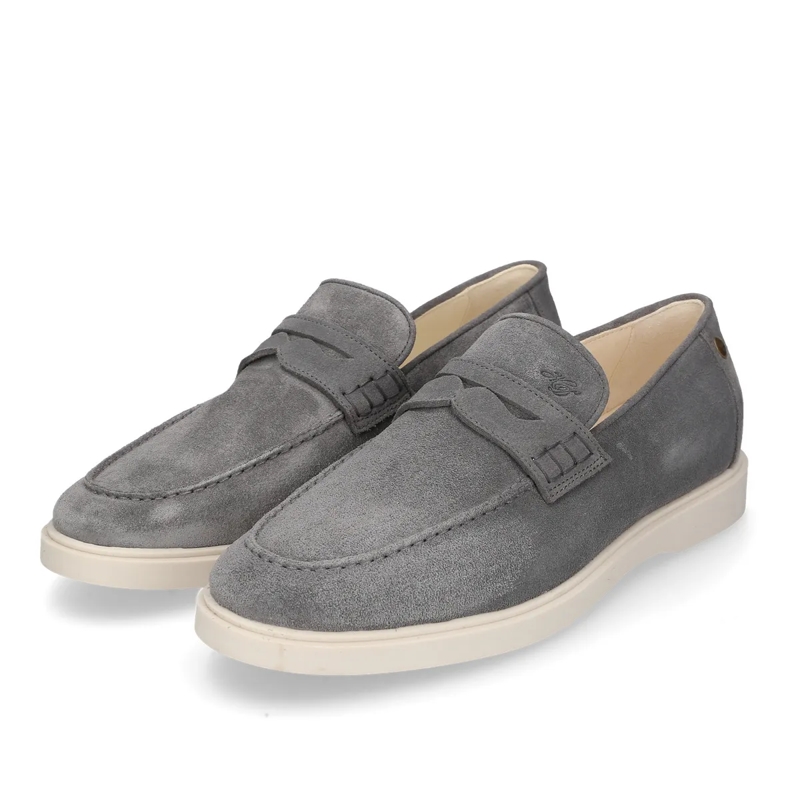 Heinrich Dinkelacker Loafer Loafer Genua Penny Loafer V grau(Image 2)