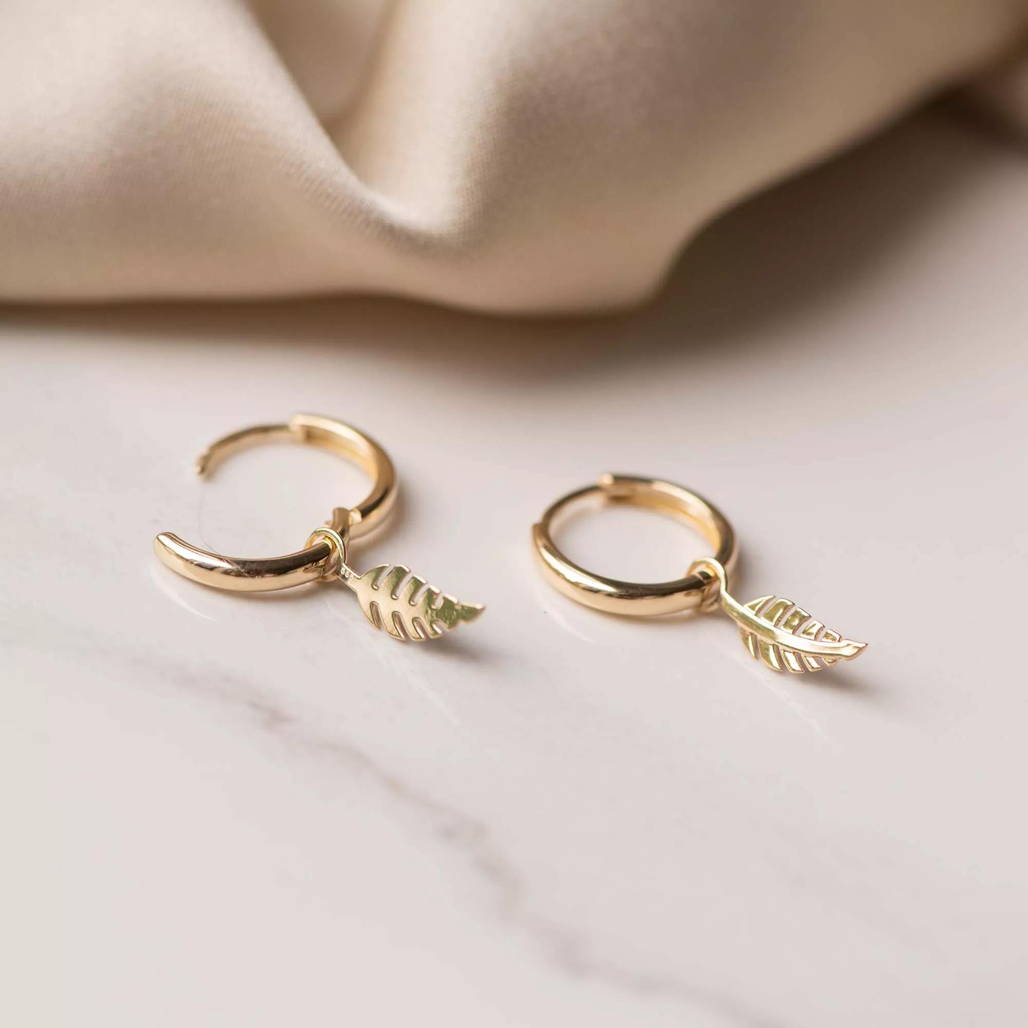 Thumbnail - Isabel Bernard Ohrringe - Monceau Giselle 585 Gold Ohrringe - Gr. unisize - in Gold - für Damen