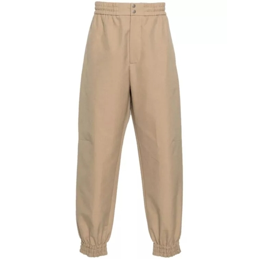 Alexander McQueen Beige Cotton Cargo Pants Brown 