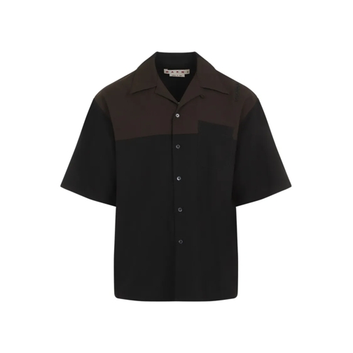 Marni Black Virgin Wool Shirt Black Shirts