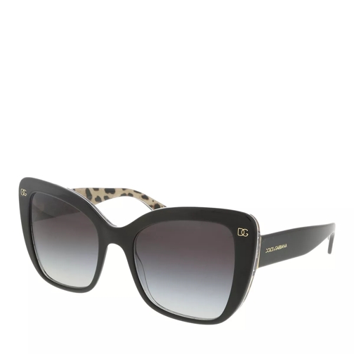 Dolce&Gabbana Sunglasses 0DG4348 Top Black On Leo Brown Sunglasses