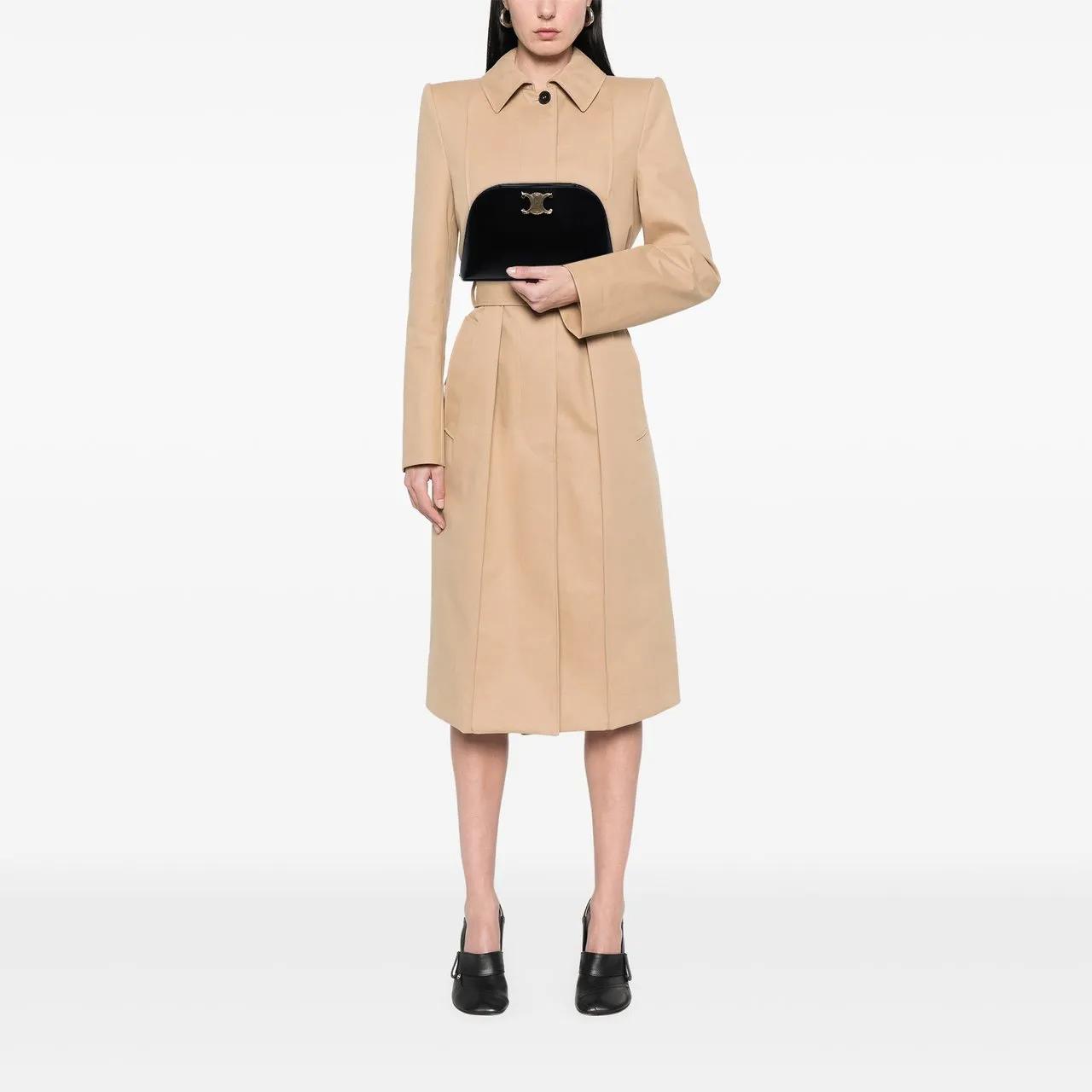 Thumbnail - Celine Clutches - Shiny Calfskin Triomphe Pouch - Gr. unisize - in Schwarz - für Damen