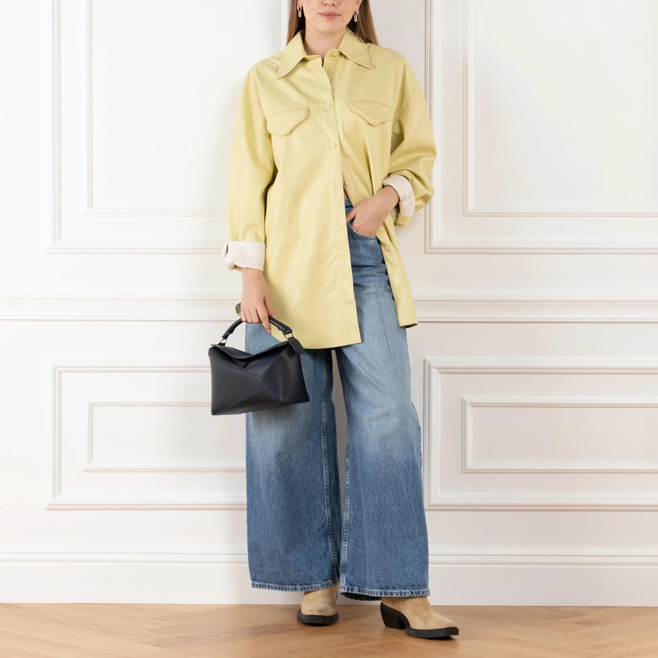 Loewe Shoppers & Totes Puzzle Edge Small Bag in blauw