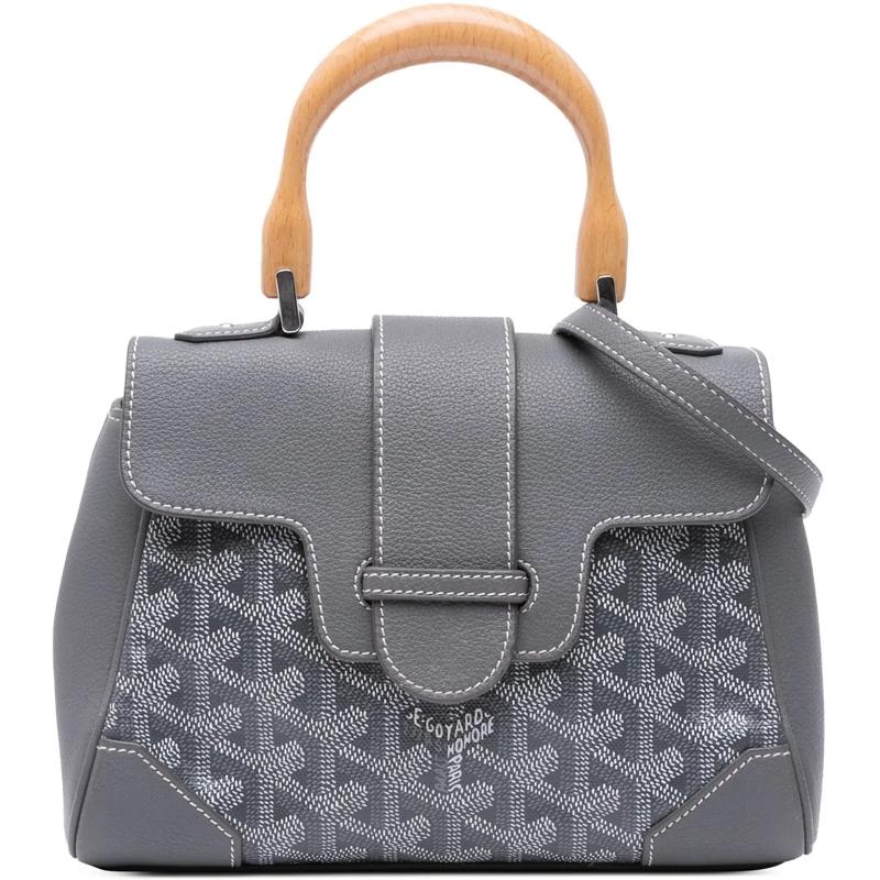 GOYARD Tote Mini Goyardine Saigon Souple grau