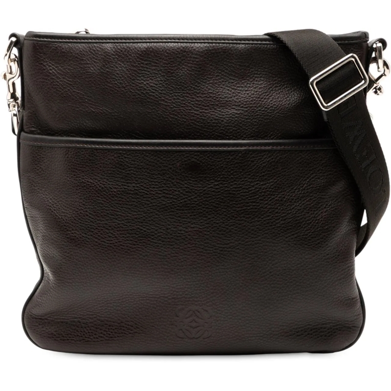 Loewe Schultertasche Anagram Leather Crossbody braun