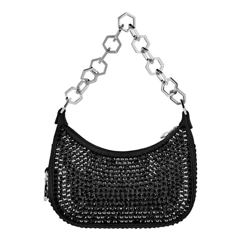 Philipp Plein Schultertasche Schultertasche Mit Schmucksteinen schwarz(Image 2)