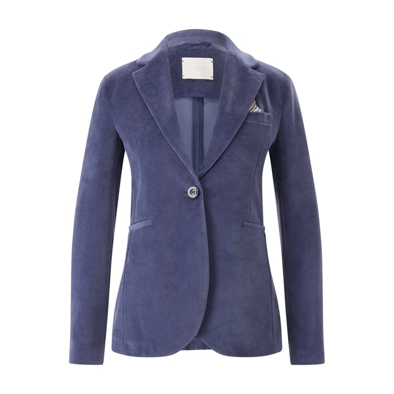 CIRCOLO 1901 Blazer Blazer aus Samt Blau