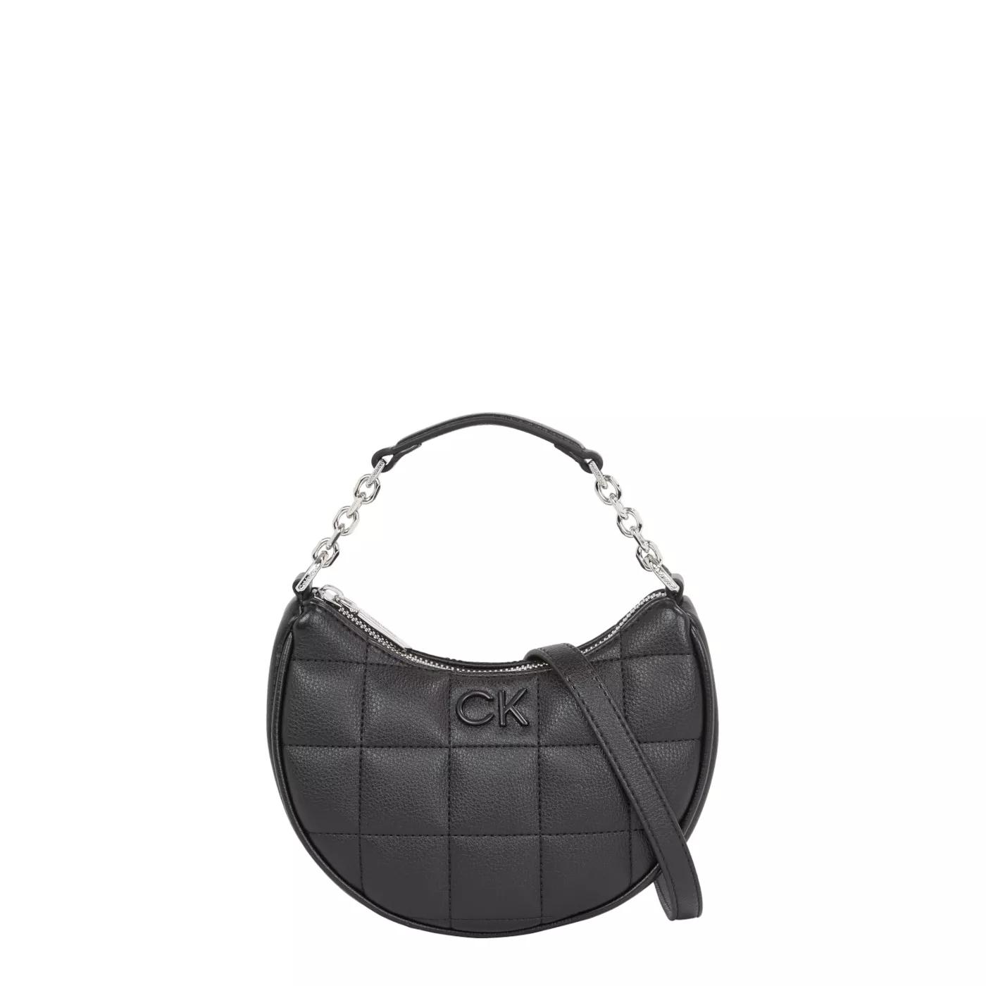 Calvin Klein Crossbody Bags - Calvin Klein Square Quilt damen Handtasche Schwarz - Gr. unisize - in Schwarz - für Damen