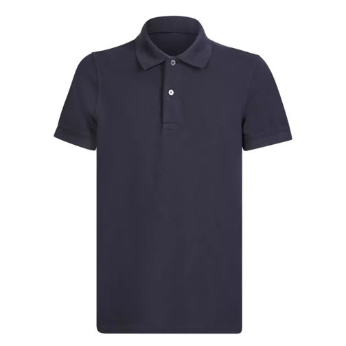 Tom Ford Blue Polo Shirt Neutrals 