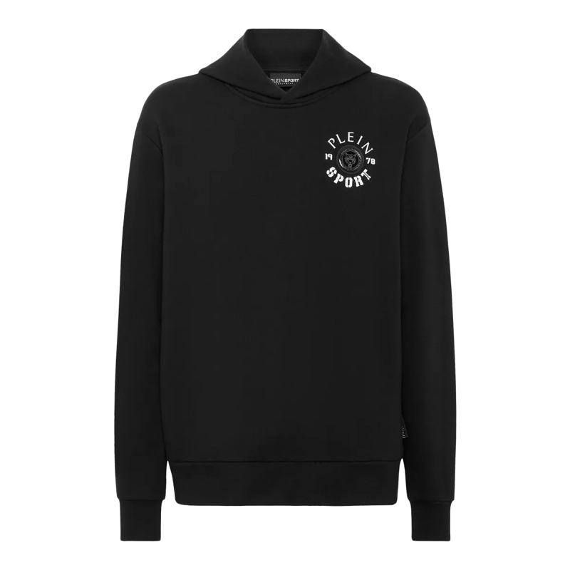 Plein Sport Top Hoodie schwarz