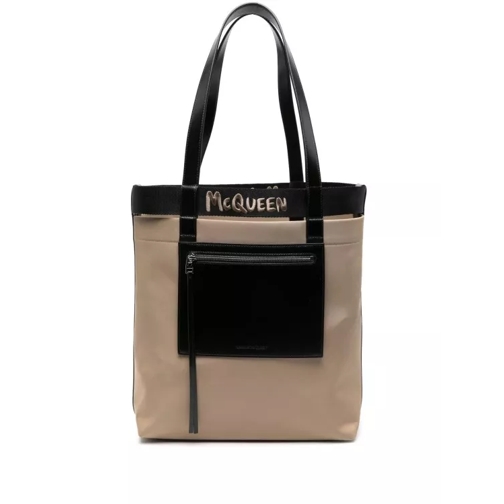 Alexander McQueen Tote Beige Bag Neutrals Sporta