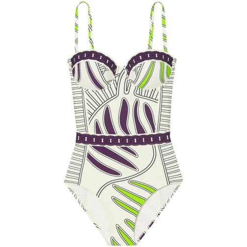 Tory Burch  One-Piece Swimsuit With Print White