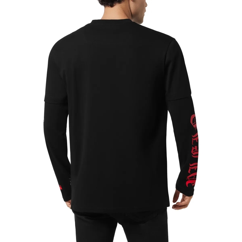 Philipp Plein T-Shirt T-Shirt Rundhalsausschnitt Ls schwarz(Image 2)