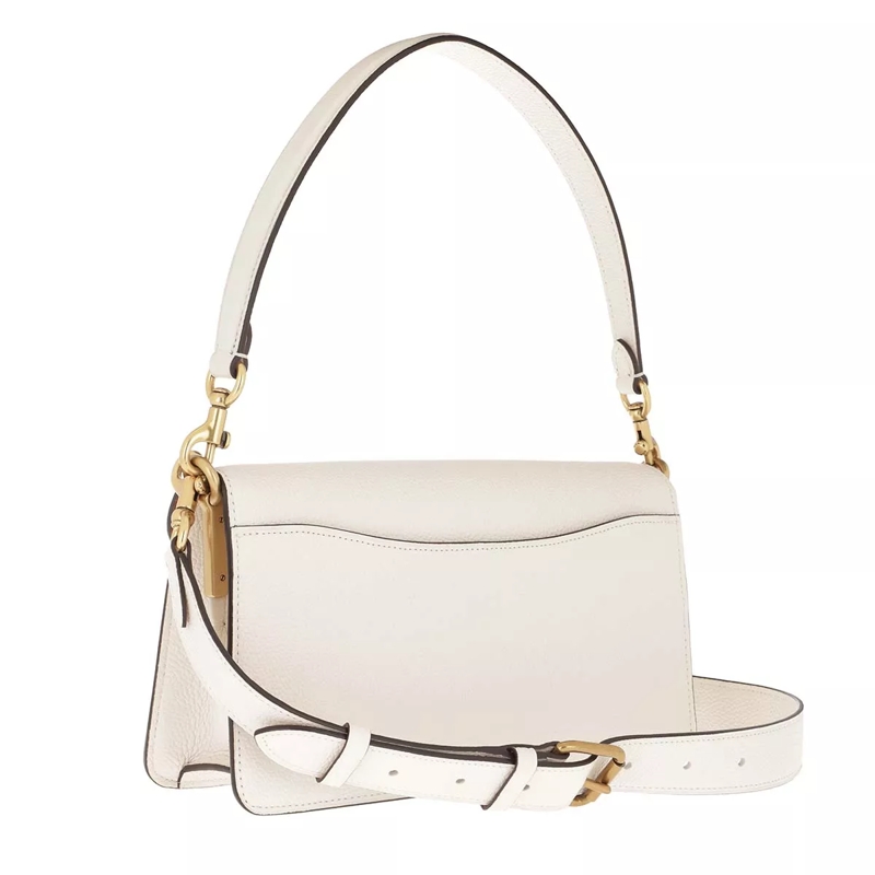 Coach Satchel Polished Pebble Leather Tabby Shoulder Bag 26 Chalk 2(Image 4)