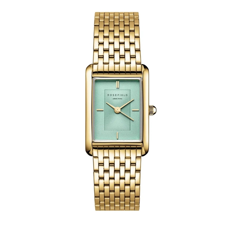 Rosefield Quarzuhr Damenuhr Heirloom Eckig mintgrün