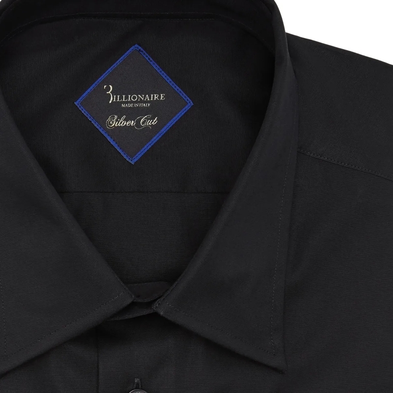 BILLIONAIRE Hemd Hemd Slim Fit Original schwarz(Image 5)