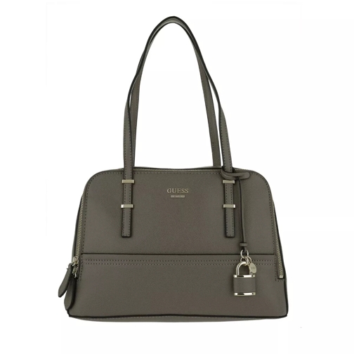 Guess Devyn Dome Satchel Taupe Shopping Bag