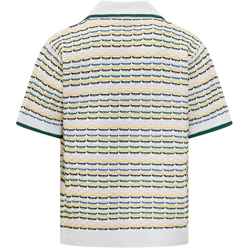 Casablanca Pull Cardigan In Maglia A Maniche Corte mehrfarbig(Image 2)