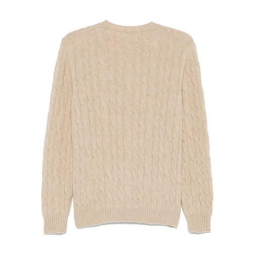 Boglioli Pull Light Beige Cable Knit Sweater Brown (Image 2)