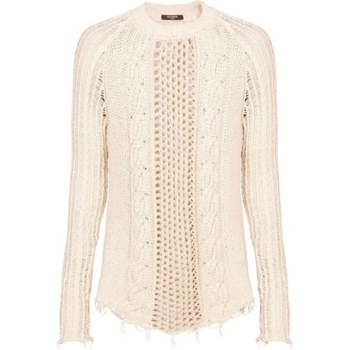 Balmain  Sweaters White weiß