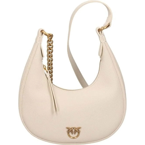 Pinko Draagtas tas brioche hobo mini weiß