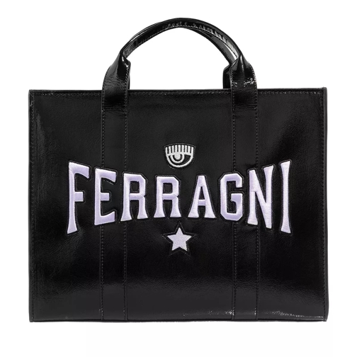 Chiara Ferragni Range N - Ferragni Stretch, Sketch 02 Bags Black Rymlig shoppingväska