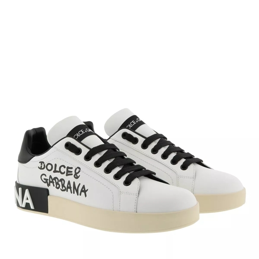 Dolce&Gabbana Portofino Sneakers Scritte/Bianco sneaker basse