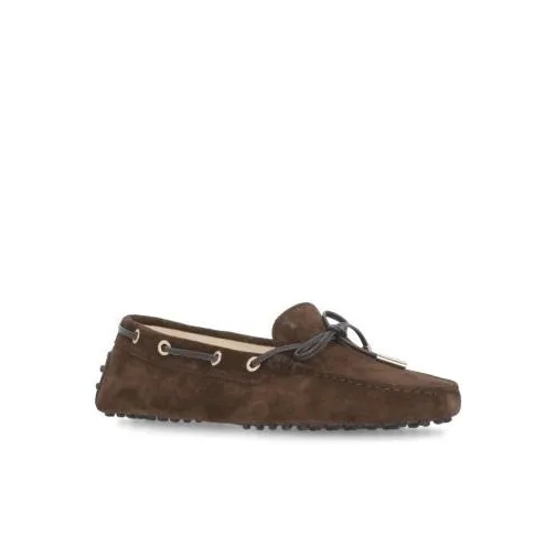 Tod's Leather Loafers Brown Mocassin