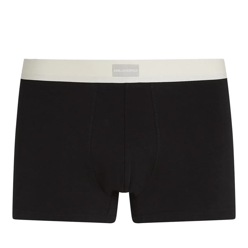 Karl Lagerfeld  Boxershorts mit Logoetikett – 7er-Set Unterwäsche- schwarz