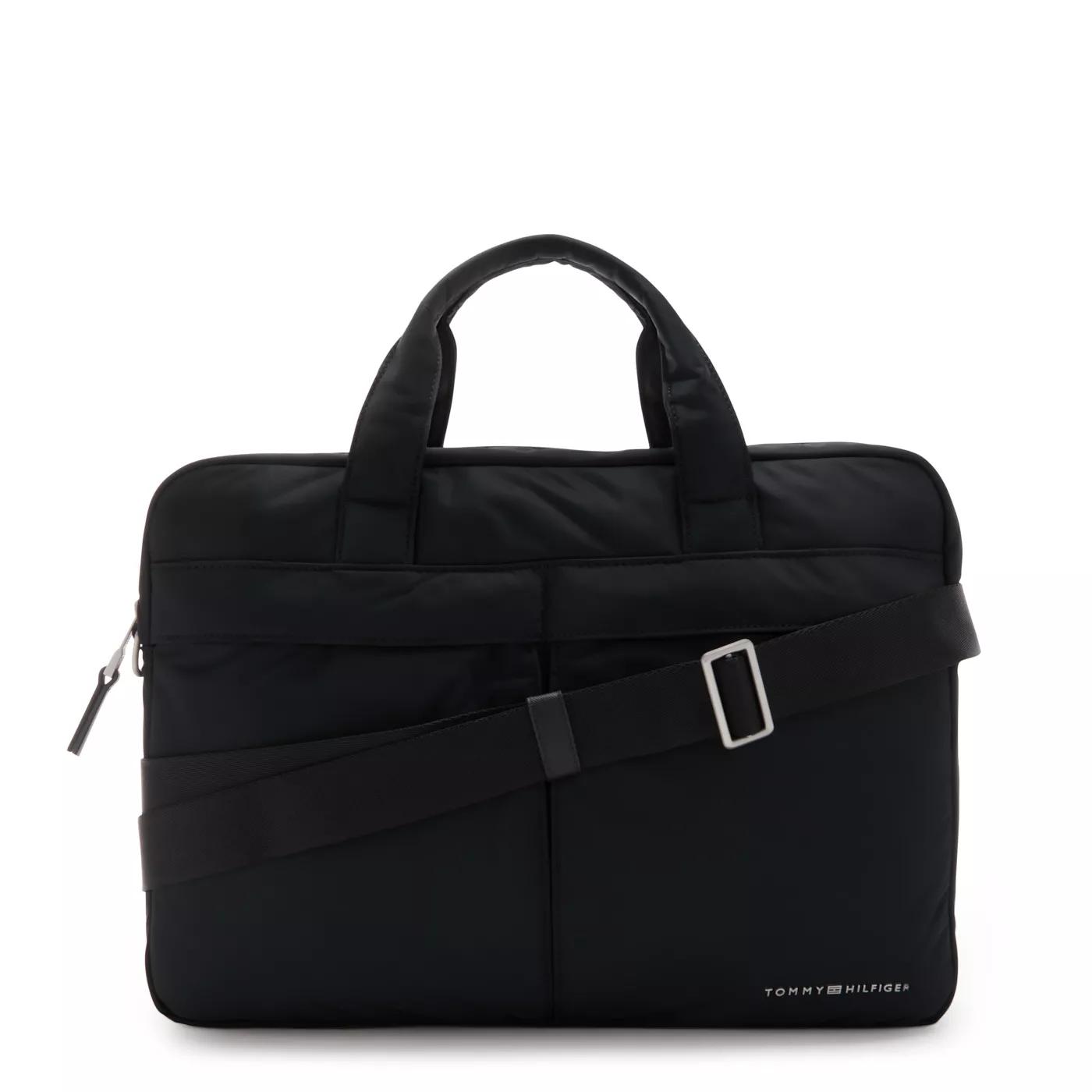 Tommy Hilfiger Laptoptaschen - Tommy Hilfiger Signature herren Laptoptasche Schwa - Gr. unisize - in Schwarz - für Damen