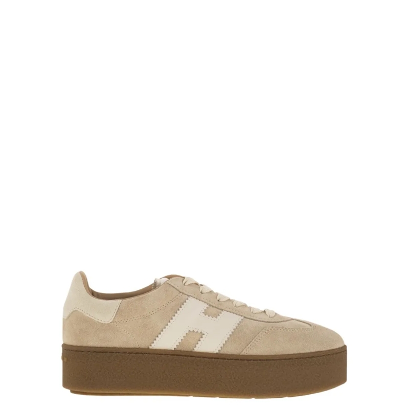 Hogan Sneaker basse Cool - Suede Trainers With Thick Soles Brown