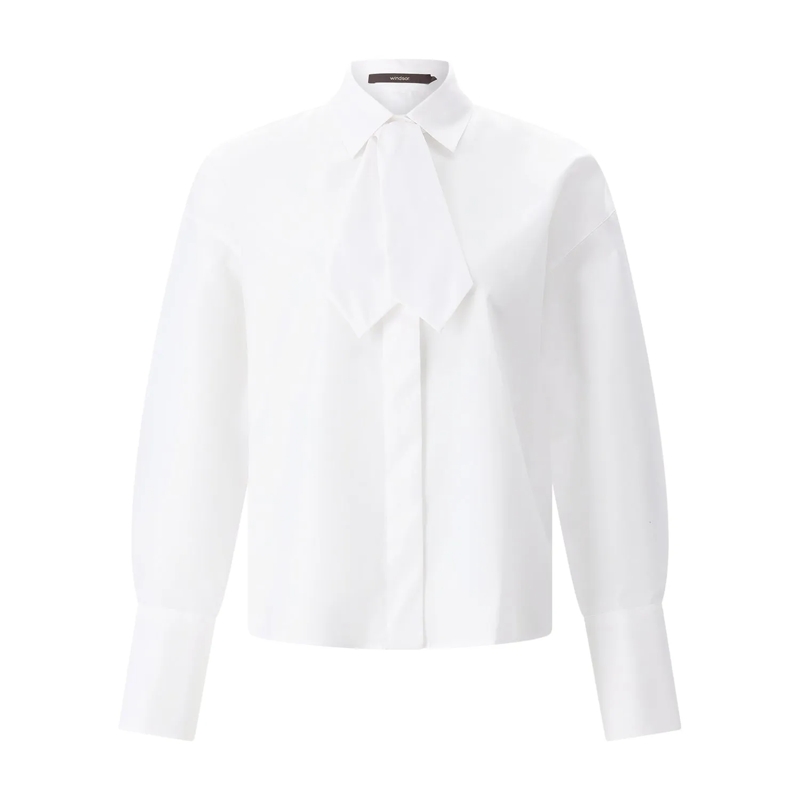 windsor. Bluse Regular-Fit Bluse weiß