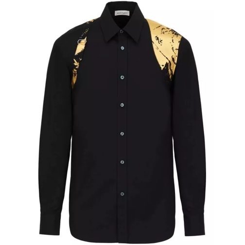 Alexander McQueen Black Gold Harness Shirt Black 