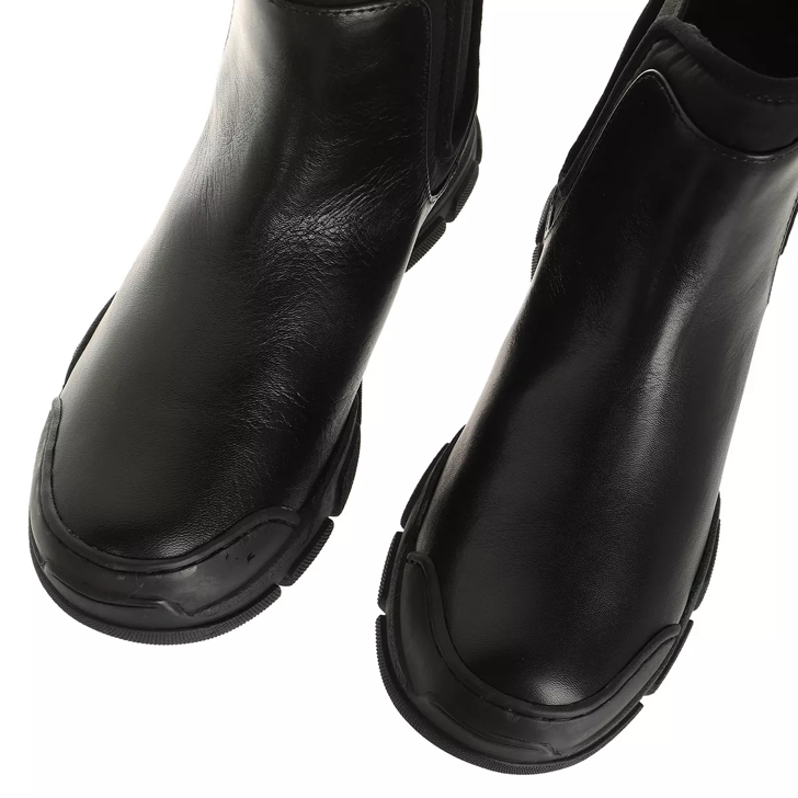 Love Moschino Sneakerd Trek45 Vit+Nylon Nero | Chelsea Boot 