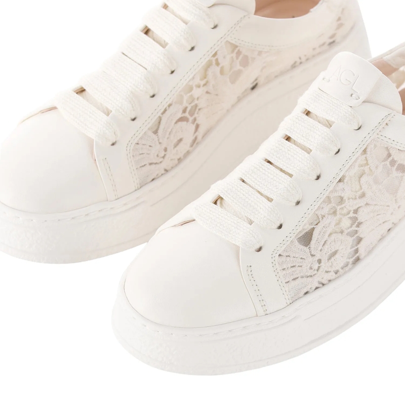 Agl Schnürschuhe Sneaker Giuly Fabric weiß(Image 4)