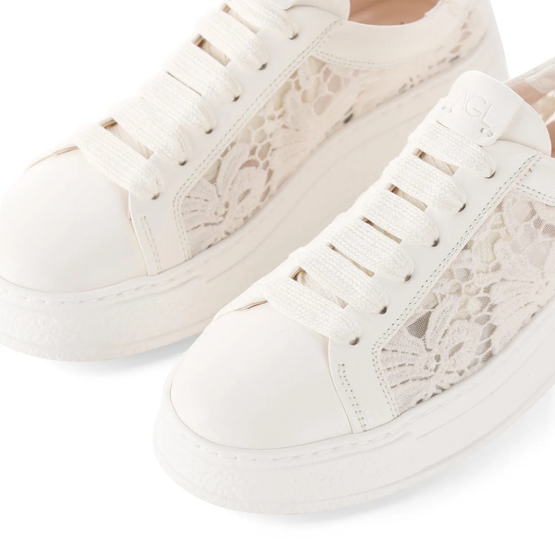 Agl Veterschoenen Sneaker Giuly Fabric weiß(Image 4)