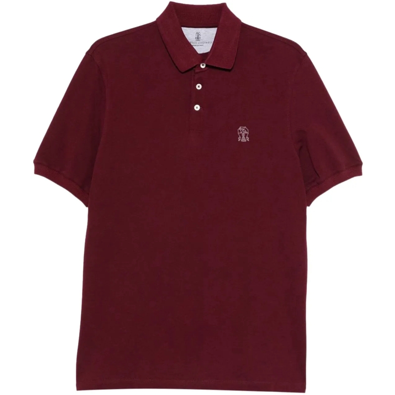 Brunello Cucinelli Polohemd T-Shirts And Polos Red rot