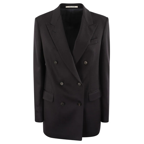 Tagliatore Blazer Double-Breasted Cashmere Jacket Brown