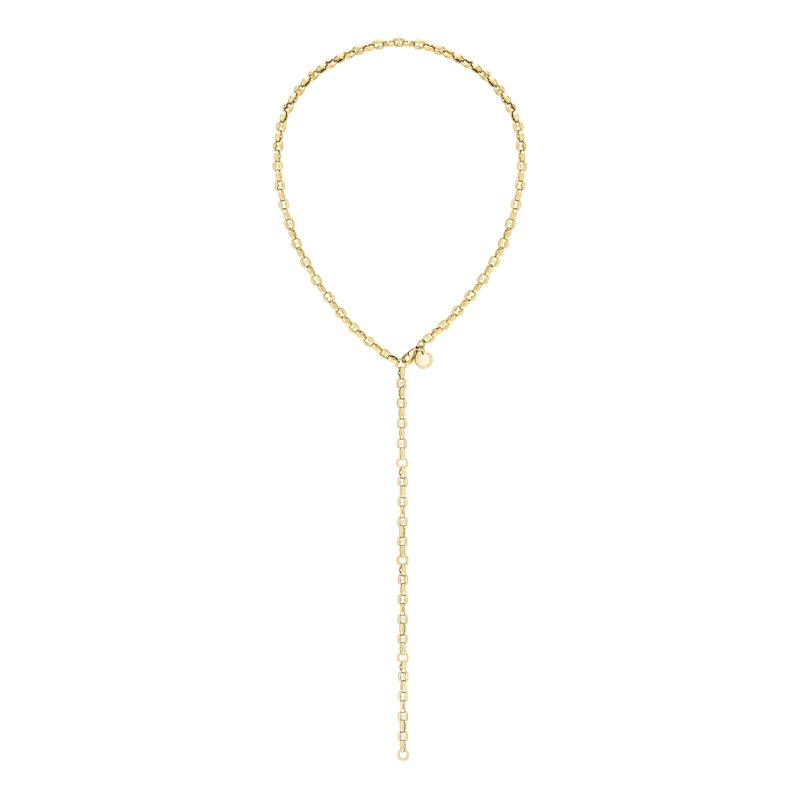 Liebeskind Berlin Mittellange Halskette Edelstahl The Nugget gold(Image 3)