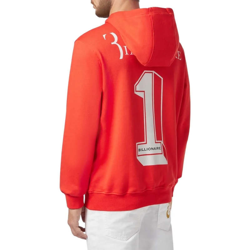 BILLIONAIRE Top Hoodie rot(Image 2)