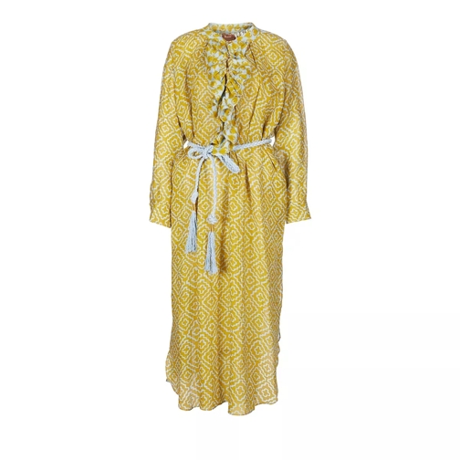 Yvonne S. FRILL DRESS Gelb Robes d'été