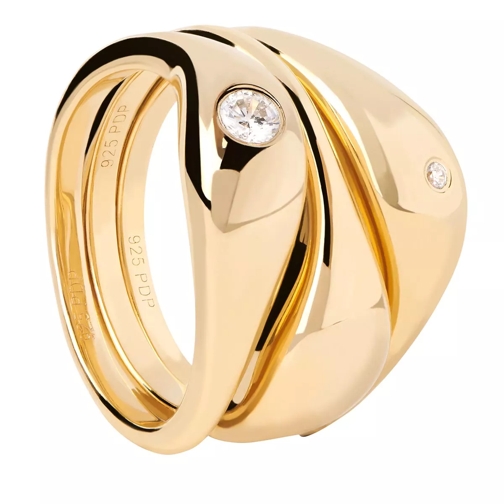 PDPAOLA Sugar Ring Set Gold Anello