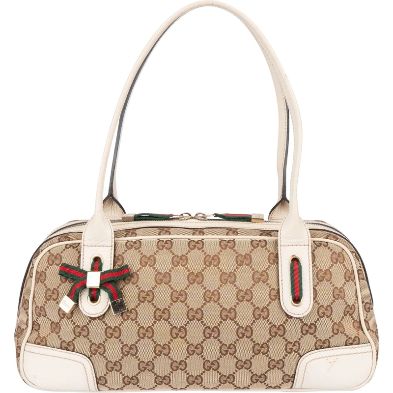 Gucci Schultertasche Gucci GG Monogram Princy Handbag braun