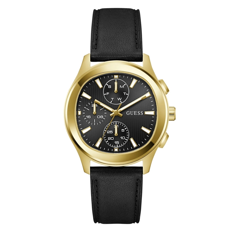 Guess Quarzuhr Quarz-Analoguhr Palmer schwarz