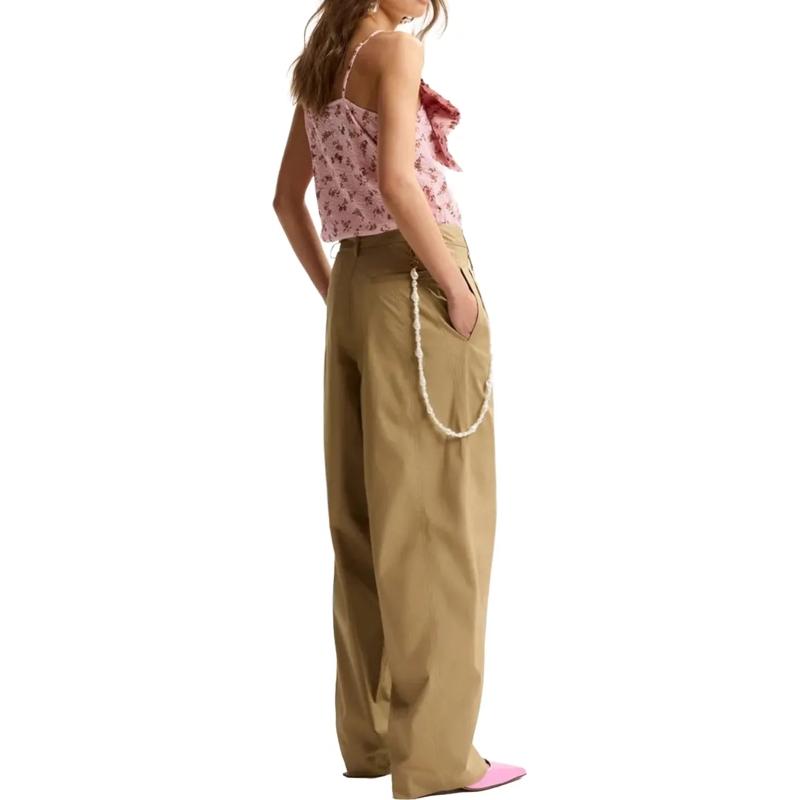 Essentiel Antwerp Hose Essentiel Antwerp Barrel Leg Pants Pantalons Beige beige(Image 3)