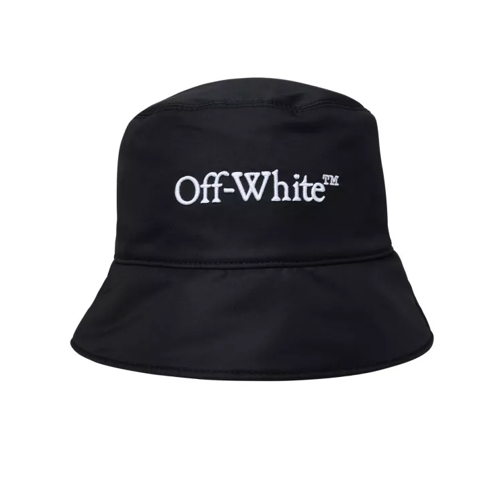 Off-White Black Polyester Hat Black 